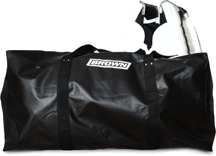 1800 bag with leg pads beside it