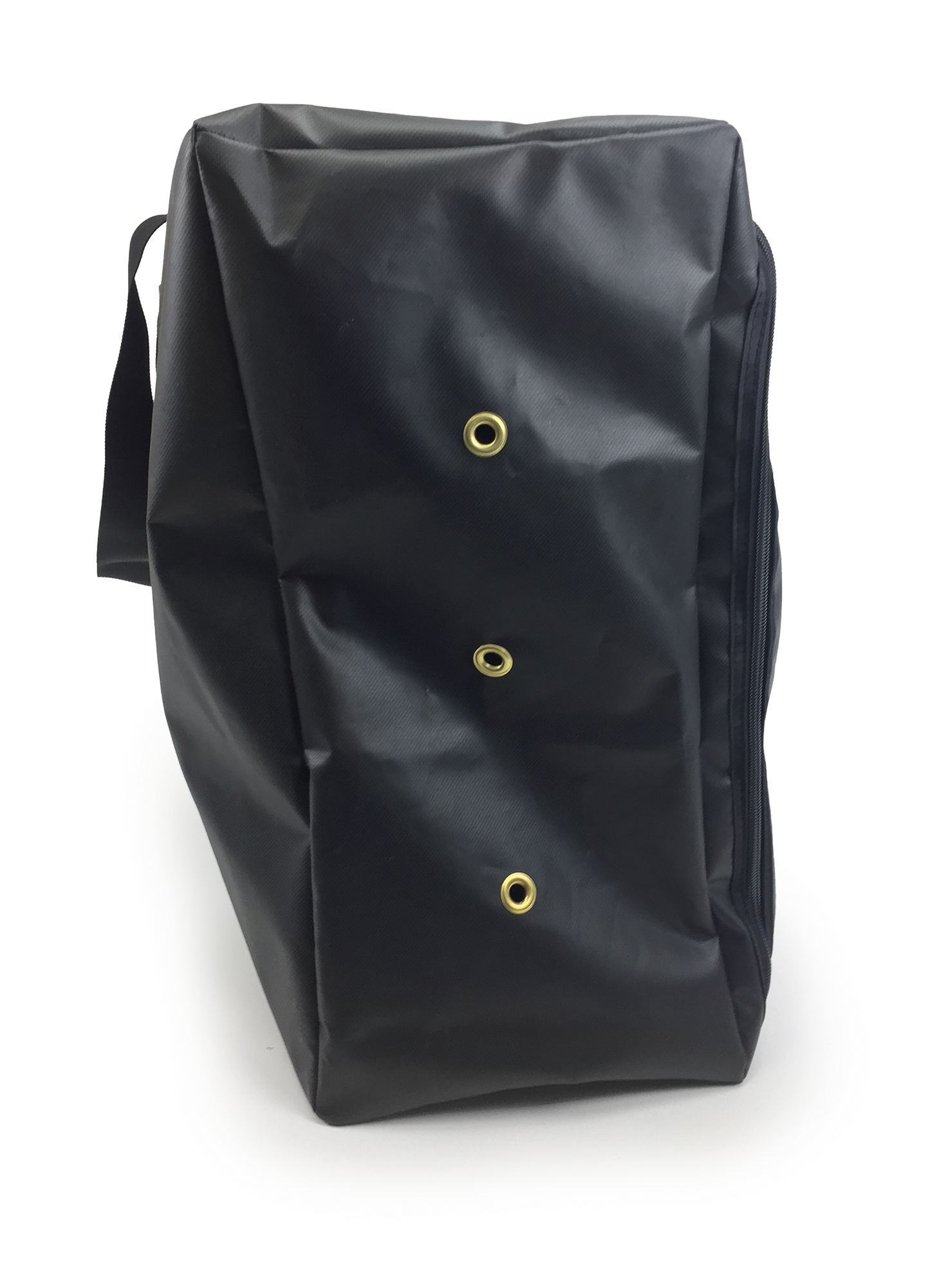Side profile of pad bag