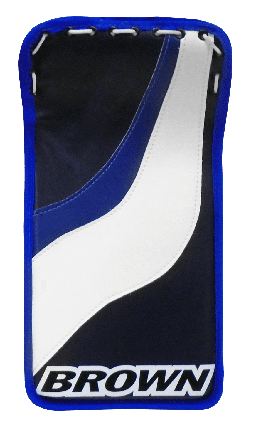 2200 black, blue and white stick glove