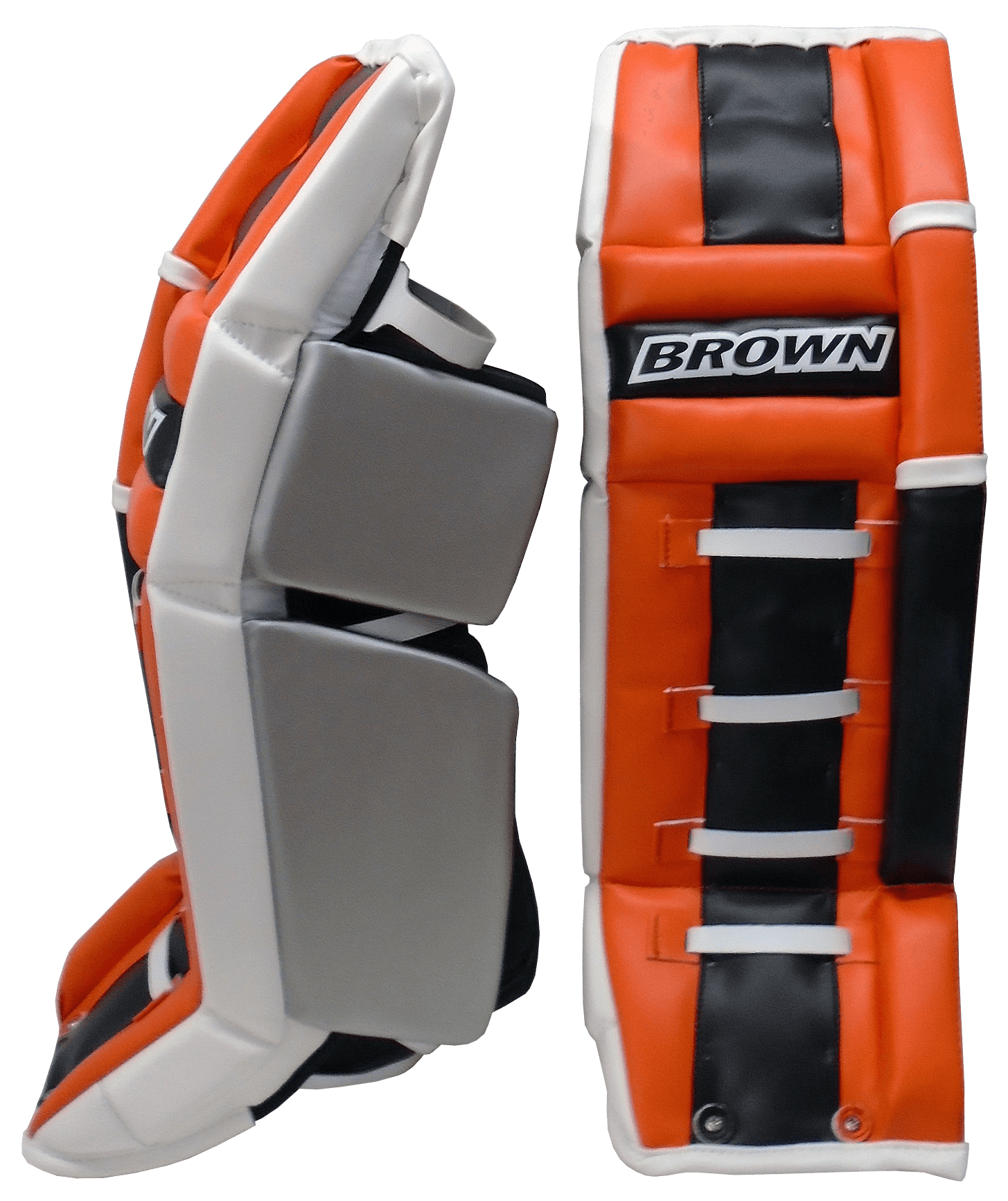 Black, orange signature graphic