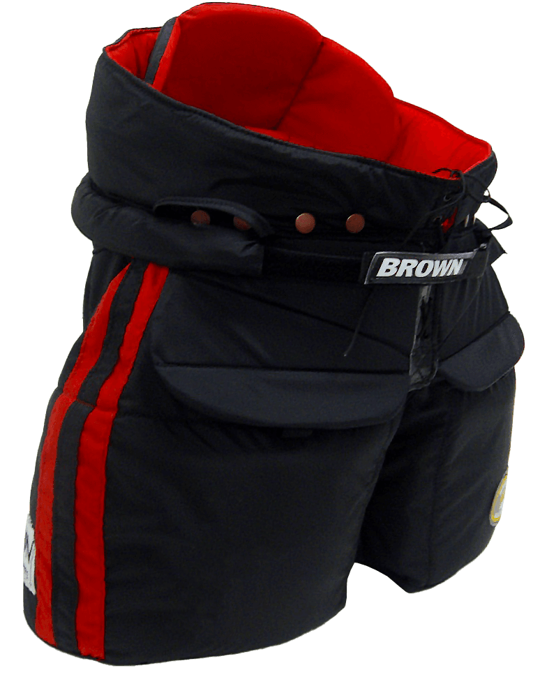 2400 black pants with red stripes