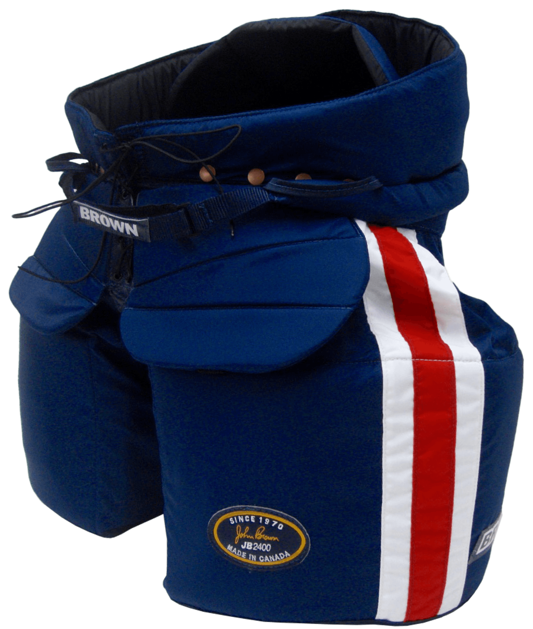 2400 blue pants with black interior