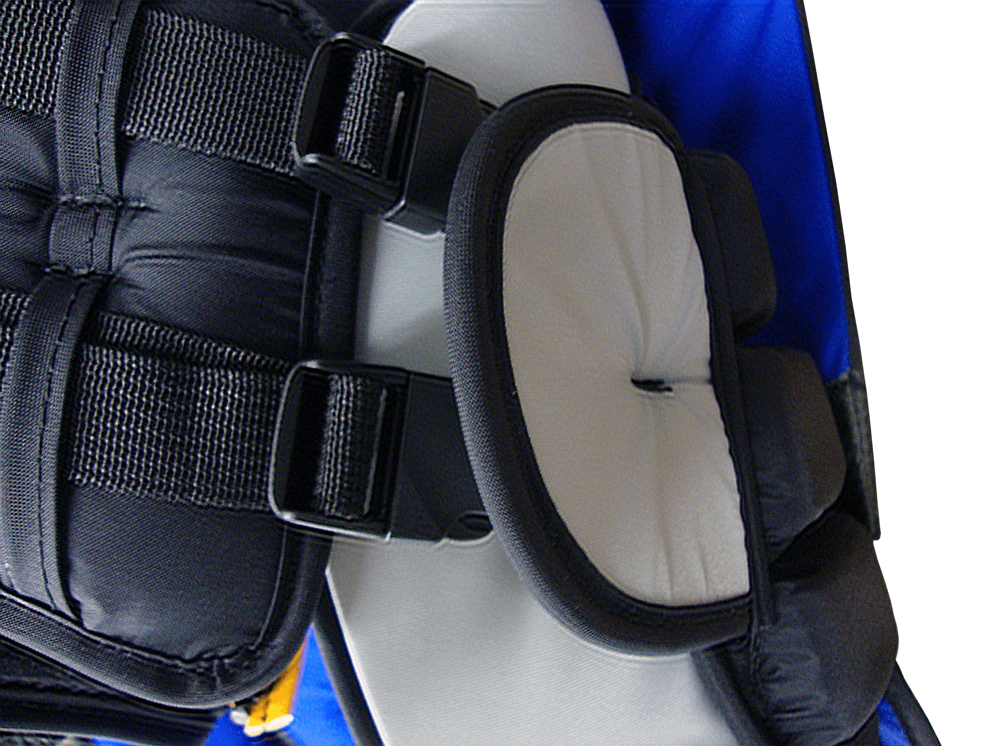 Close up of clip protection from the back side