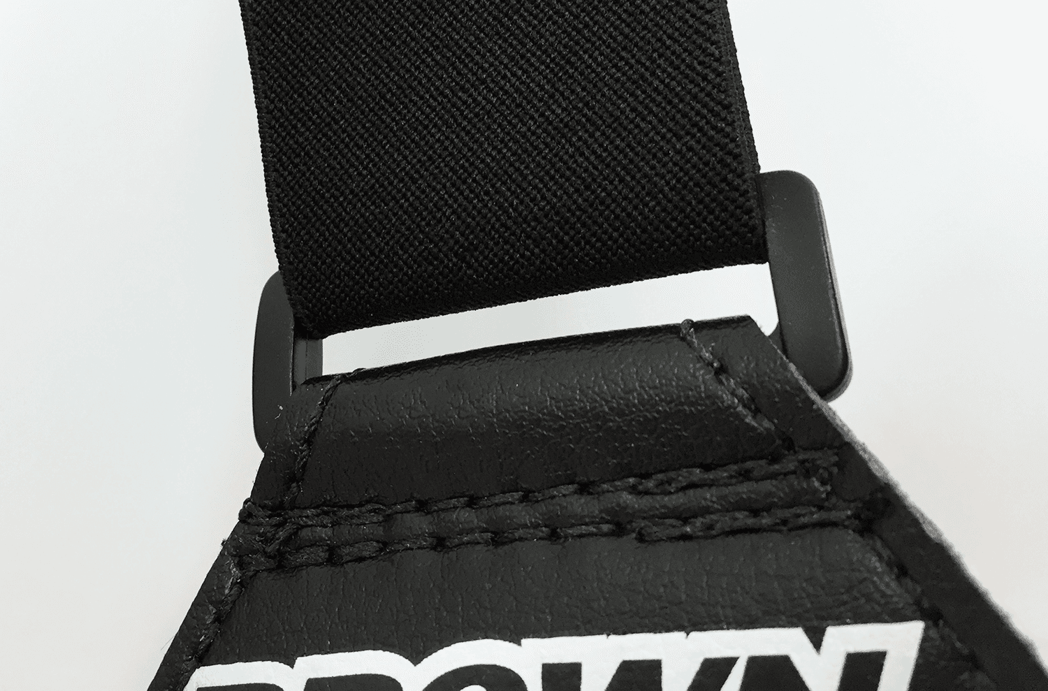 Close up view of heavy duty plastic ring