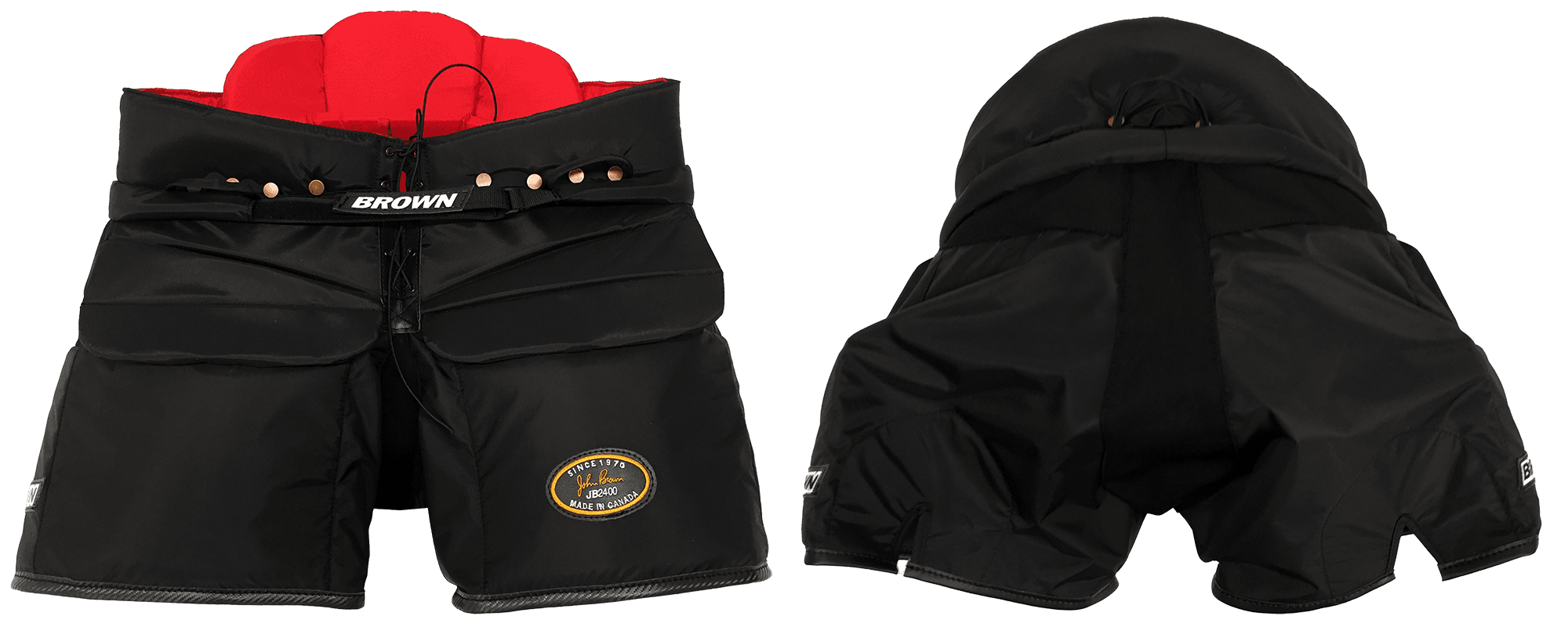 Front and back of 2400 pants
