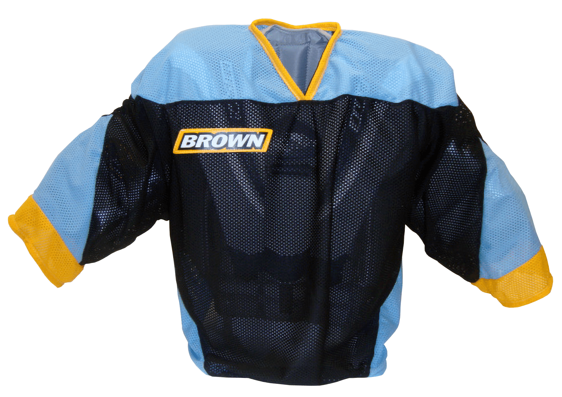 Blue, baby blue and yellow jersey