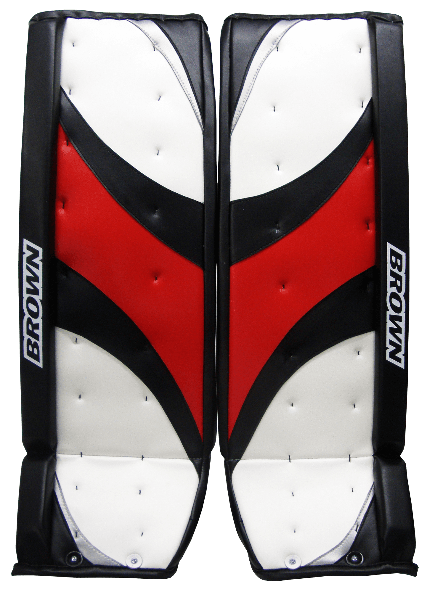 Black, red, white 2500 leg pad