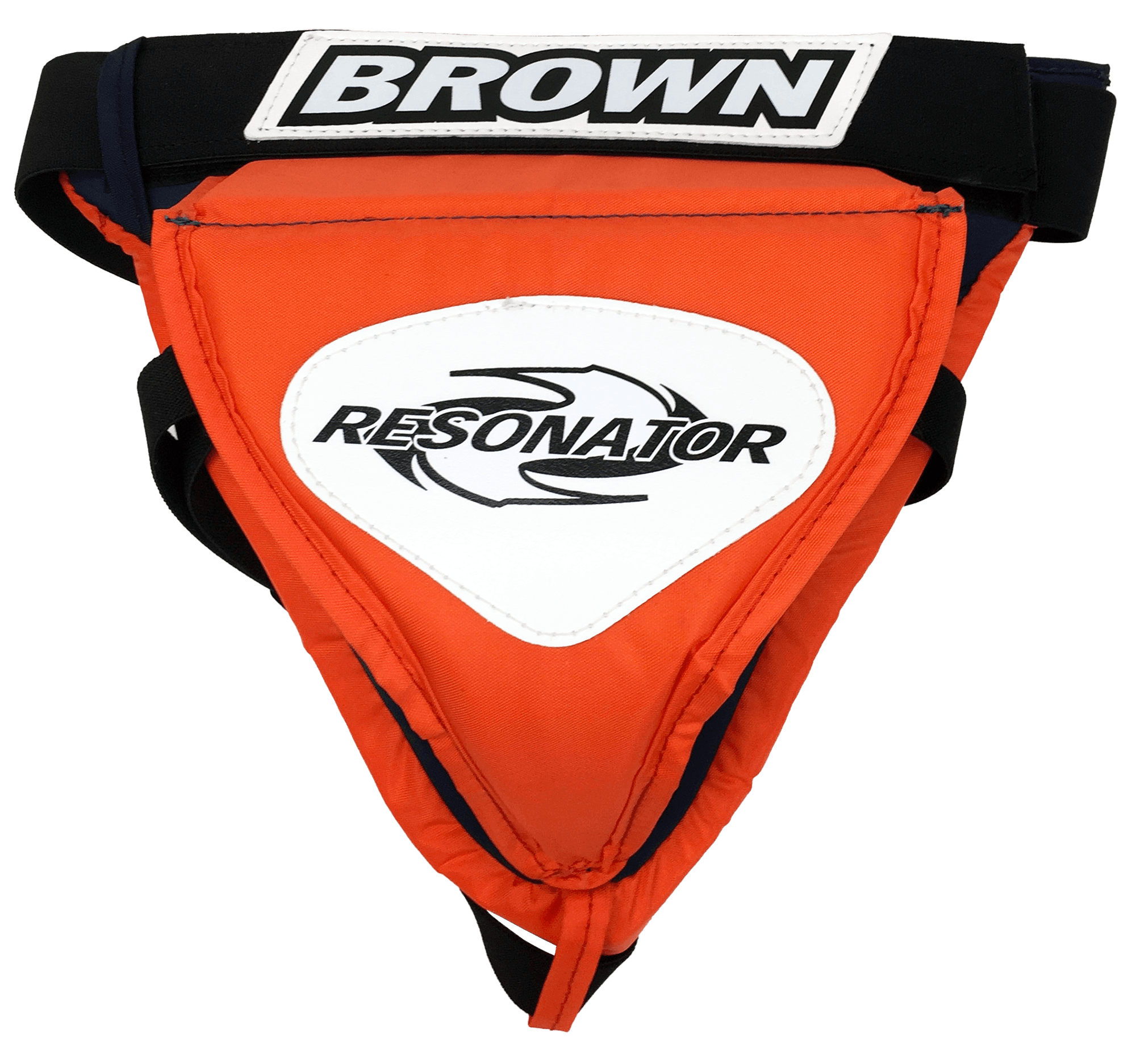 2400 jock in orange and navy blue