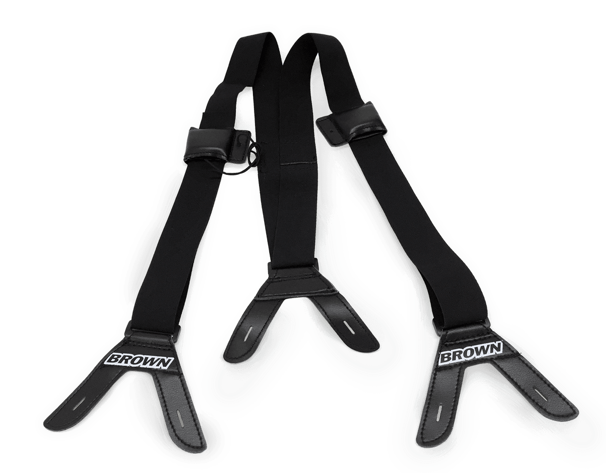 Suspenders Brown Hockey