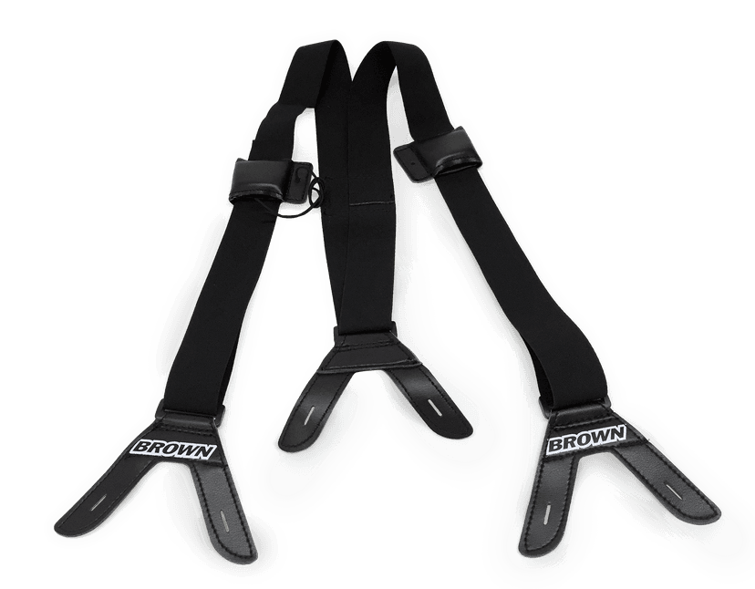 Suspenders Brown Hockey