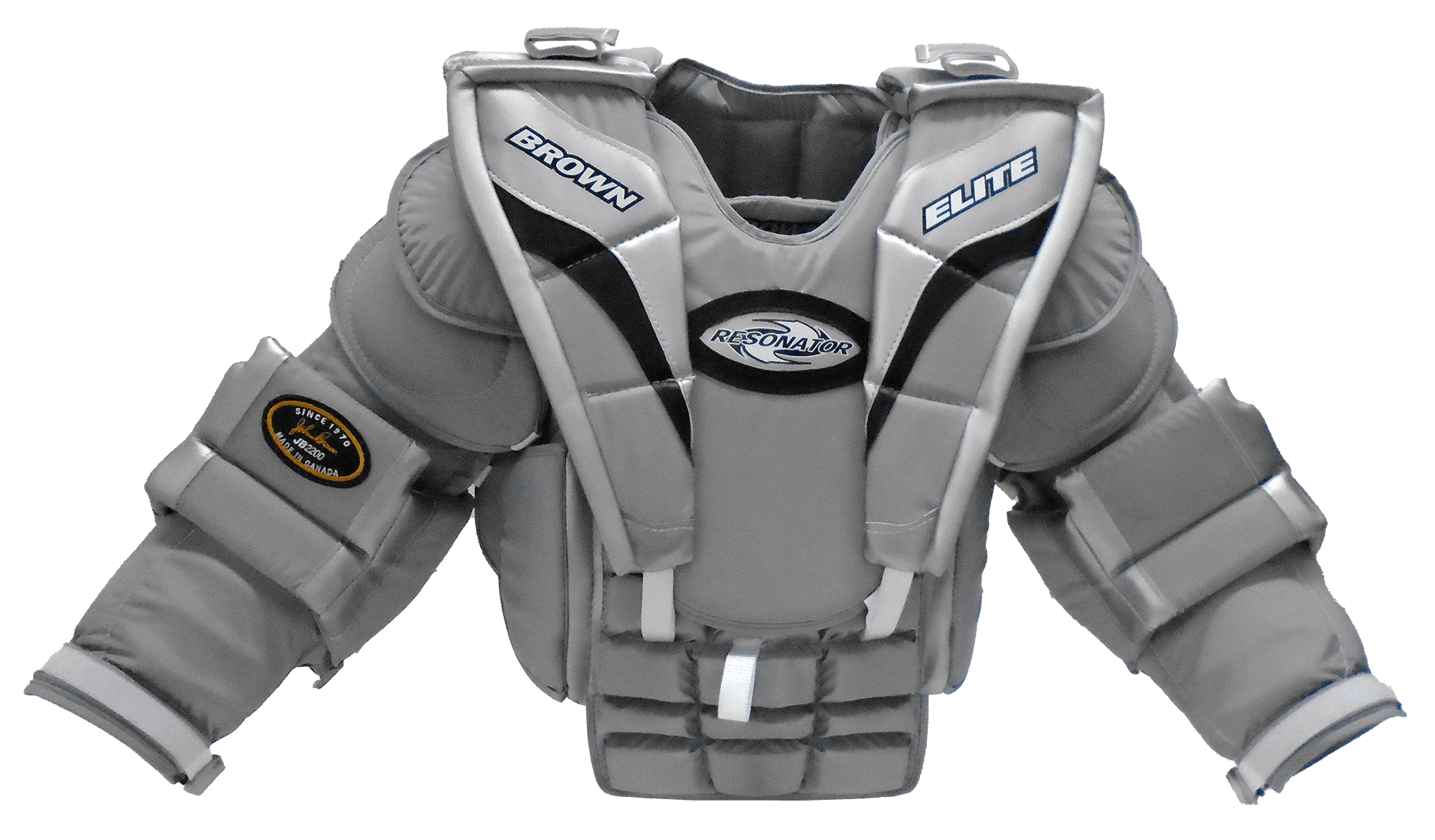 2200 gray and black chest protector