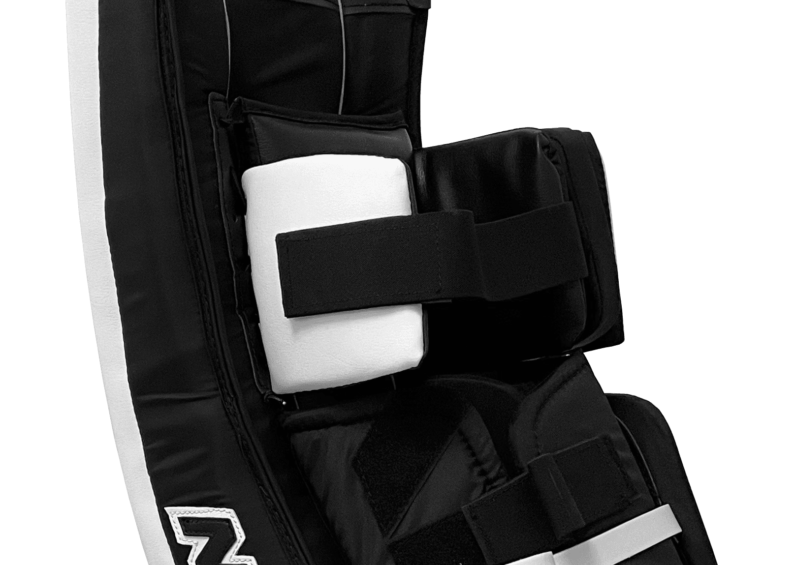 Knee cradle with velcro straps