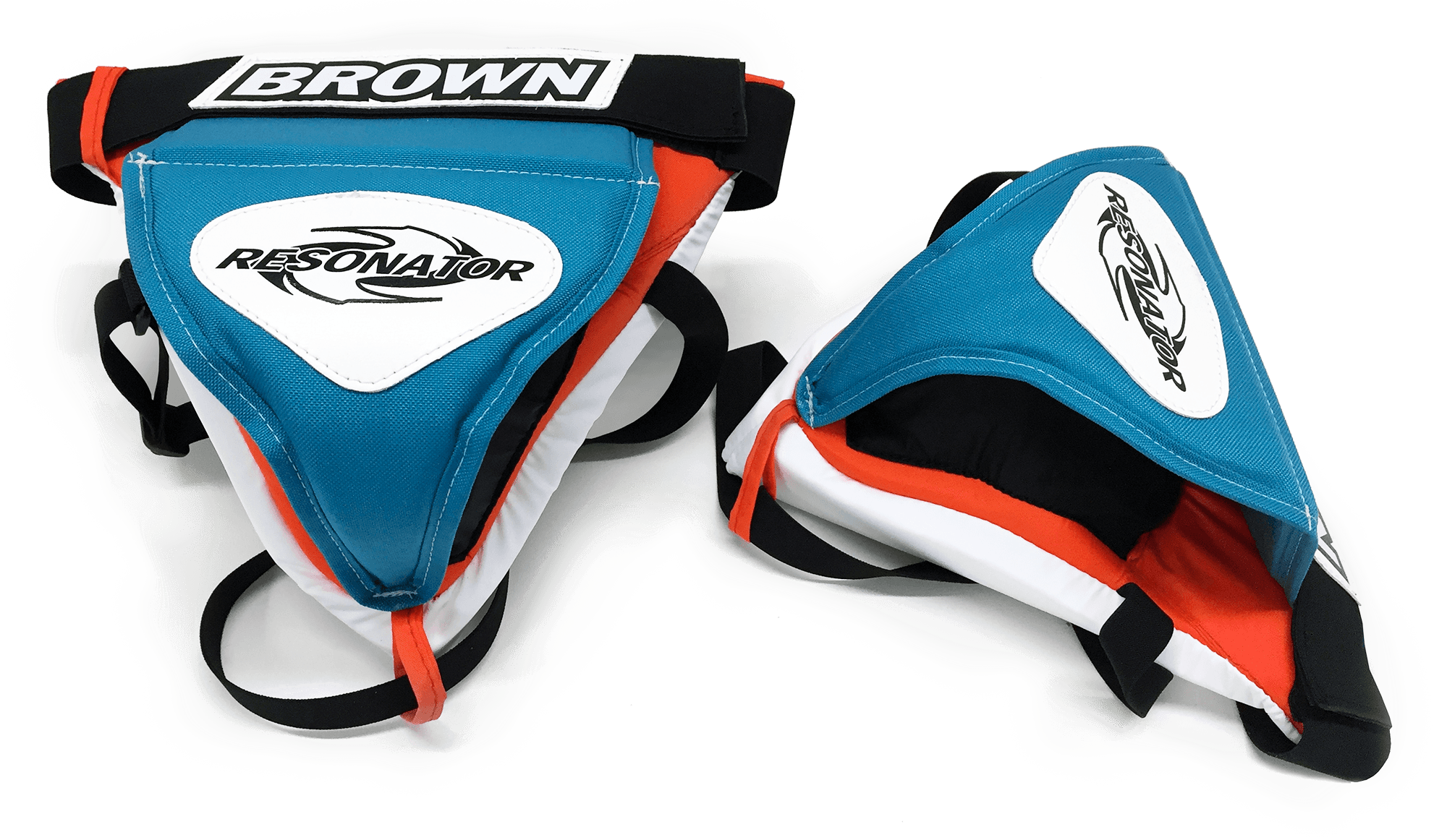 Two colourful 2400 jocks in teal, orange, black: