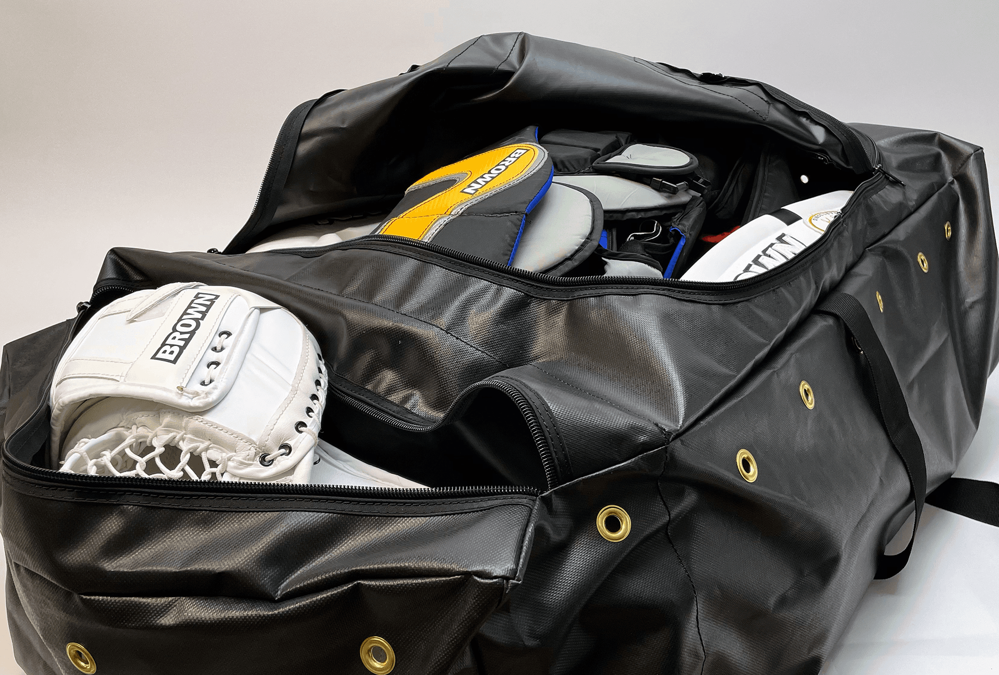 2200 equipment bag open viewed from a top angle