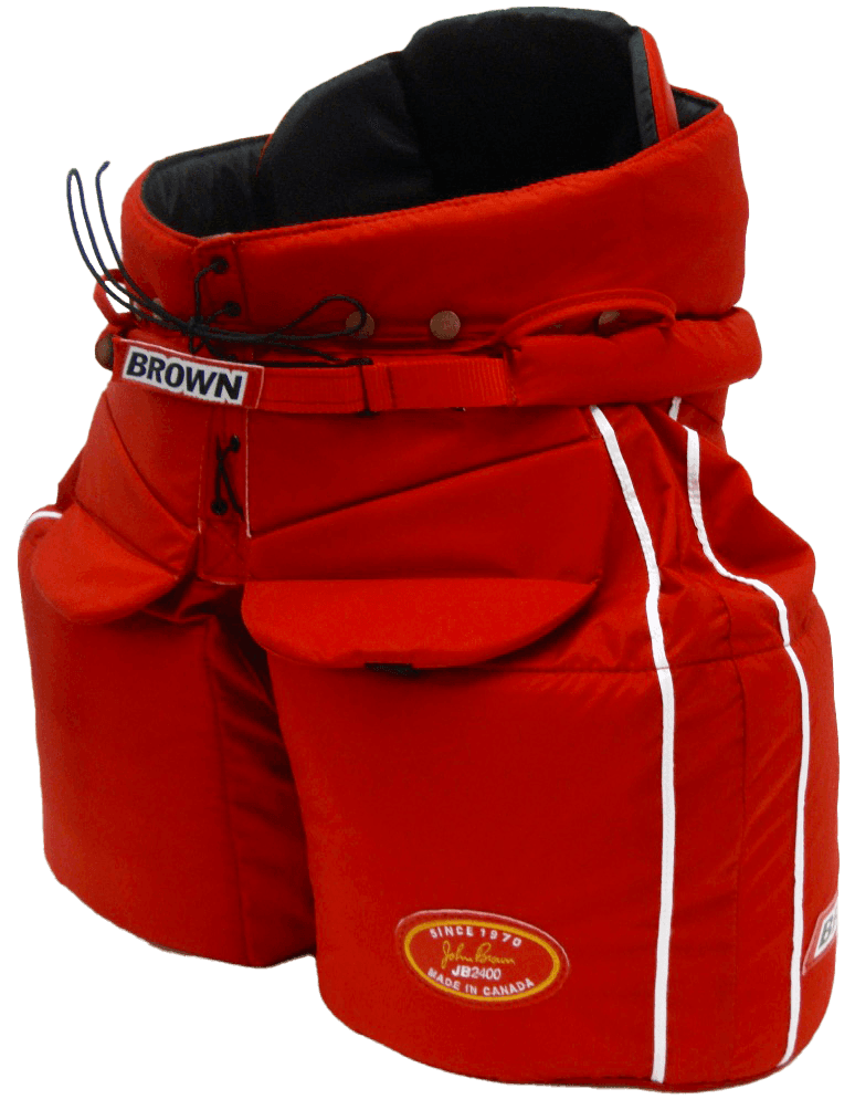 2400 red pants with black interior