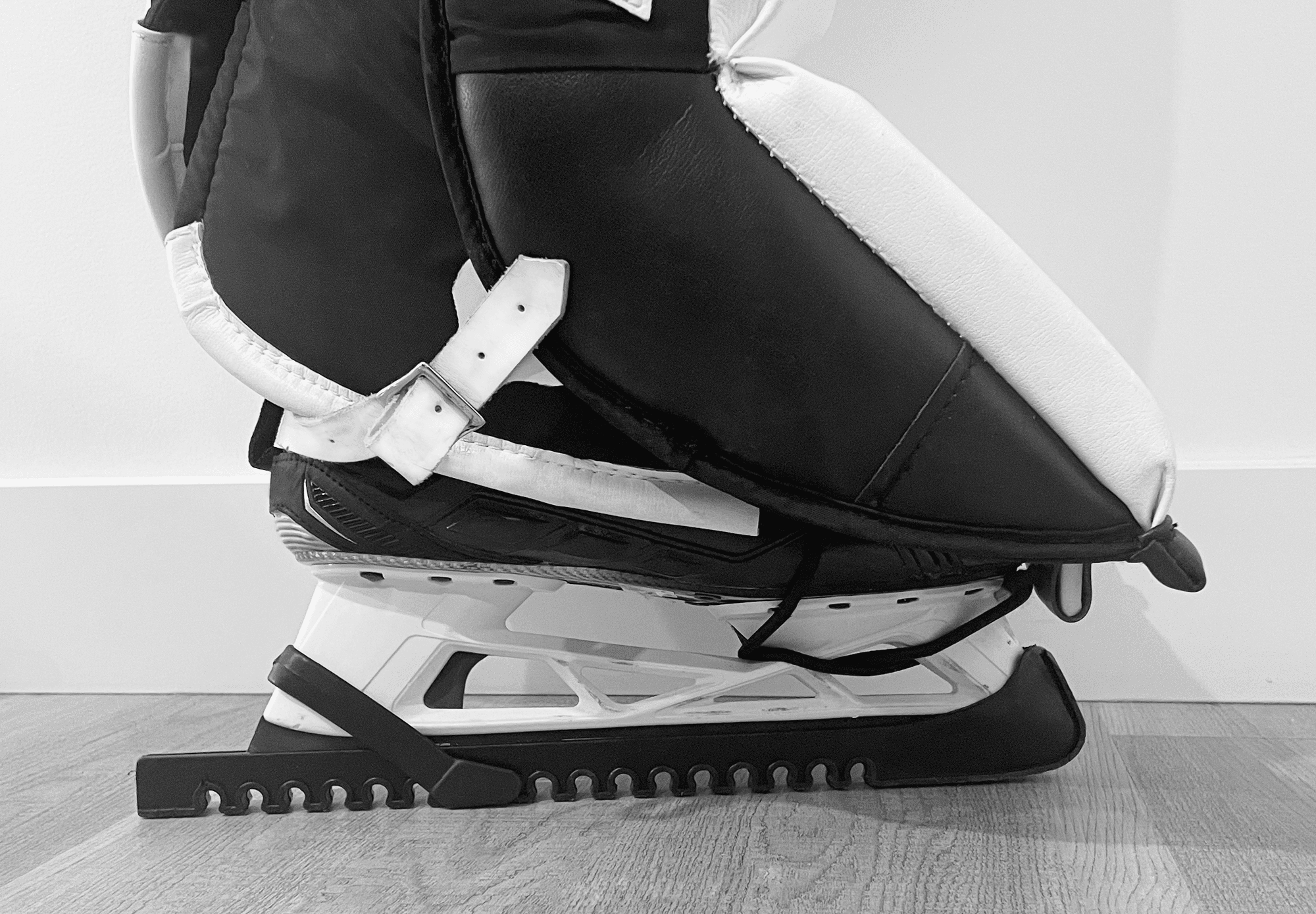 Side of boot and skate