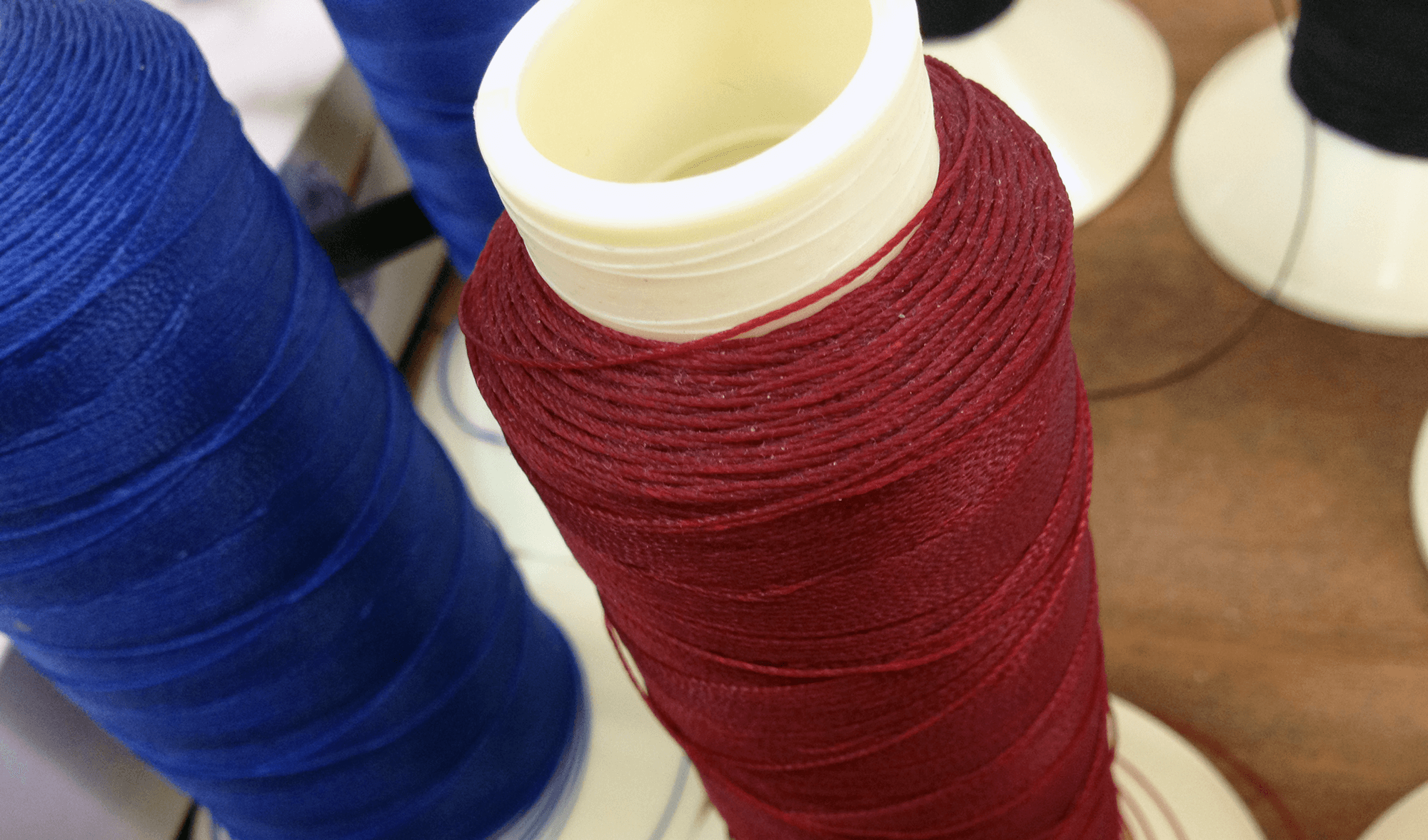 Spools of thread