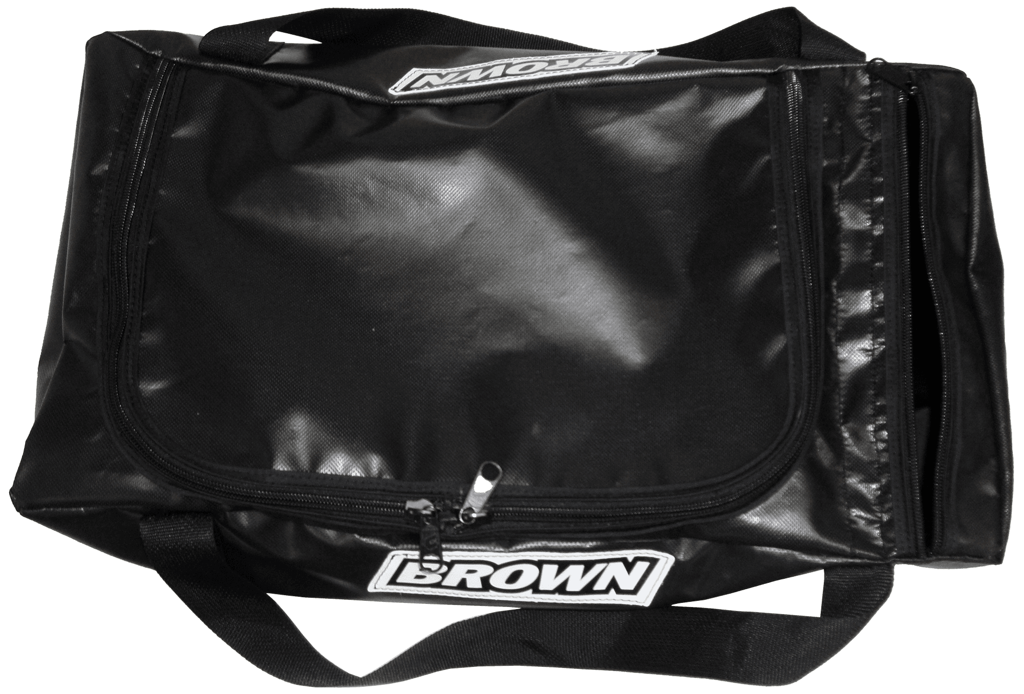 Bag viewed from top with zipper closed