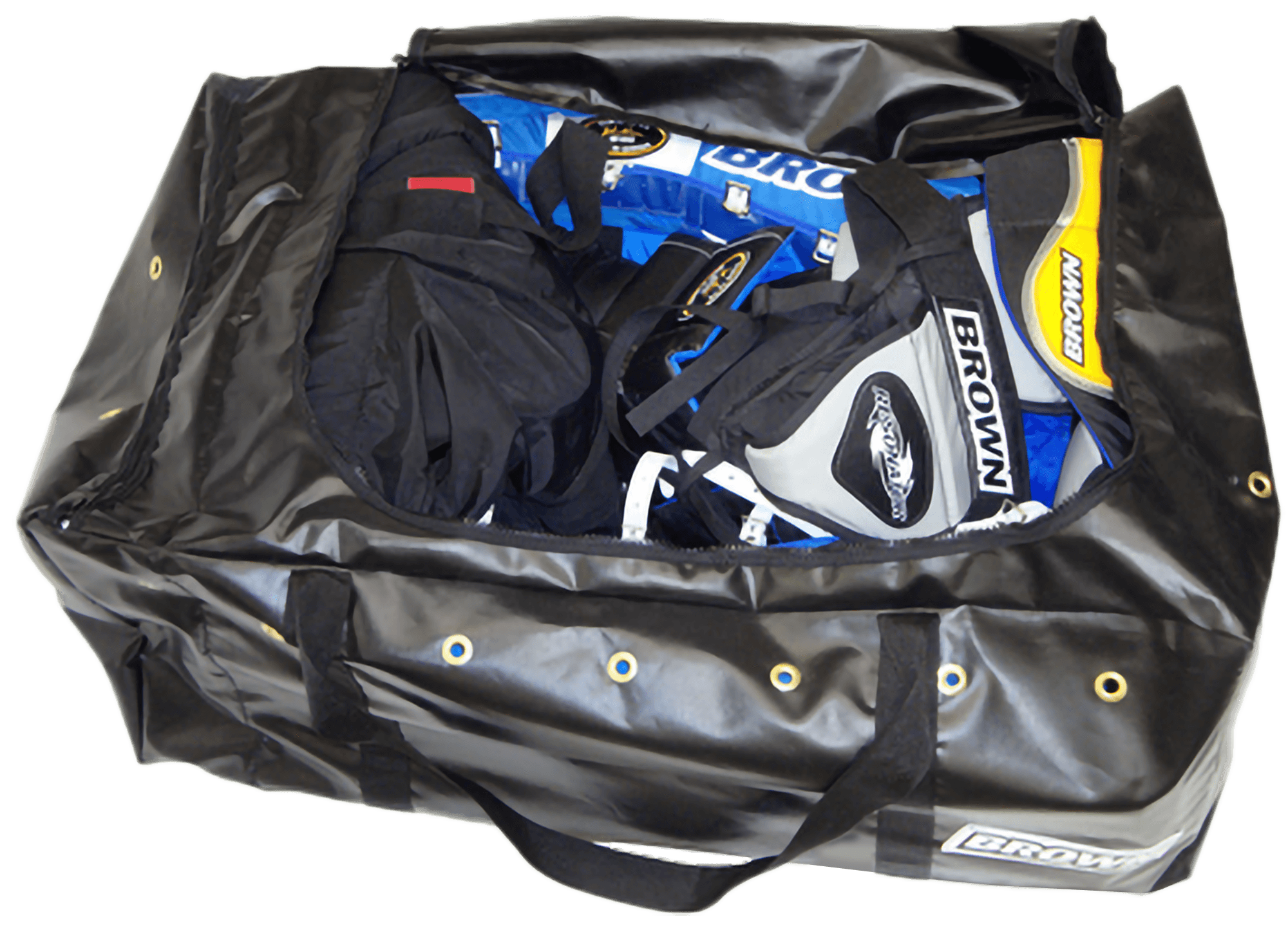 Open 2400 bag with equipment inside