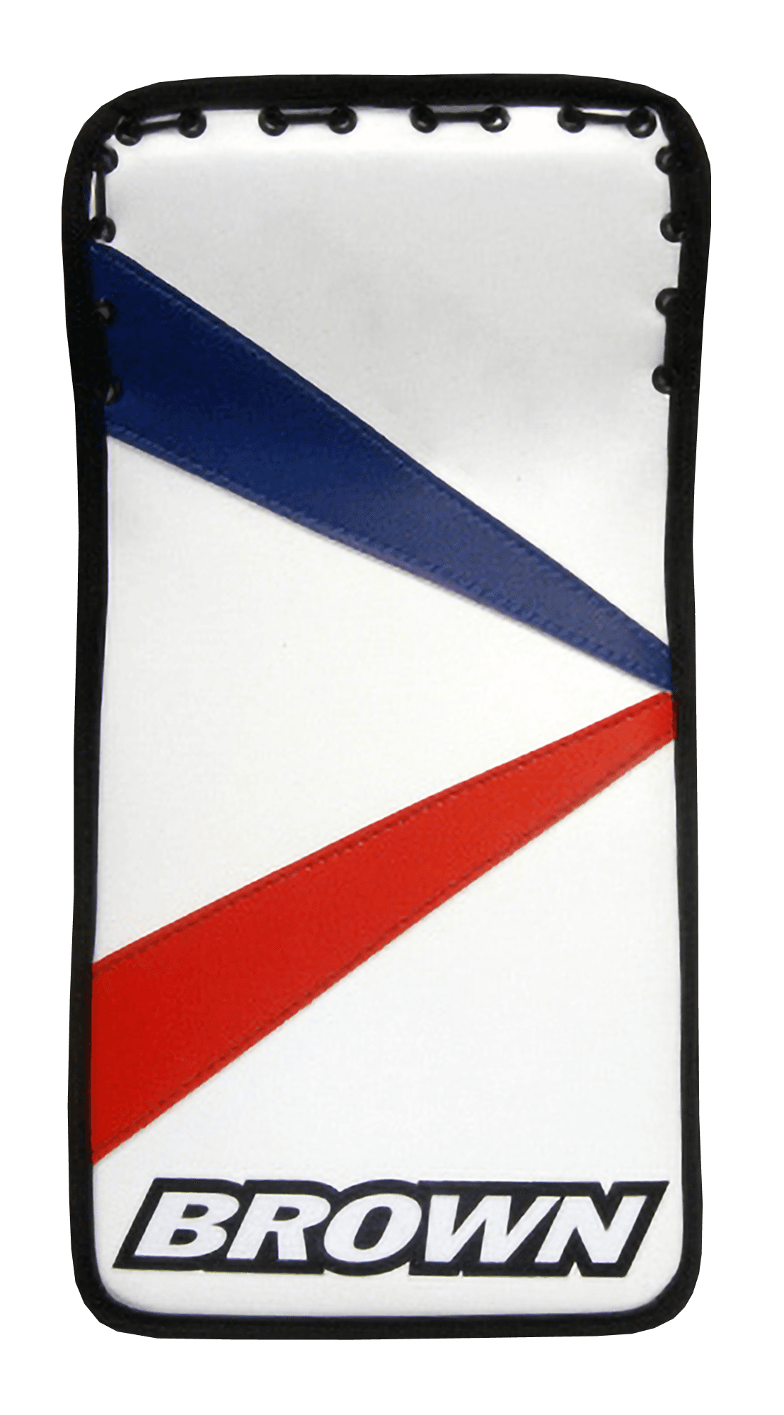 1800 white and blue stick glove