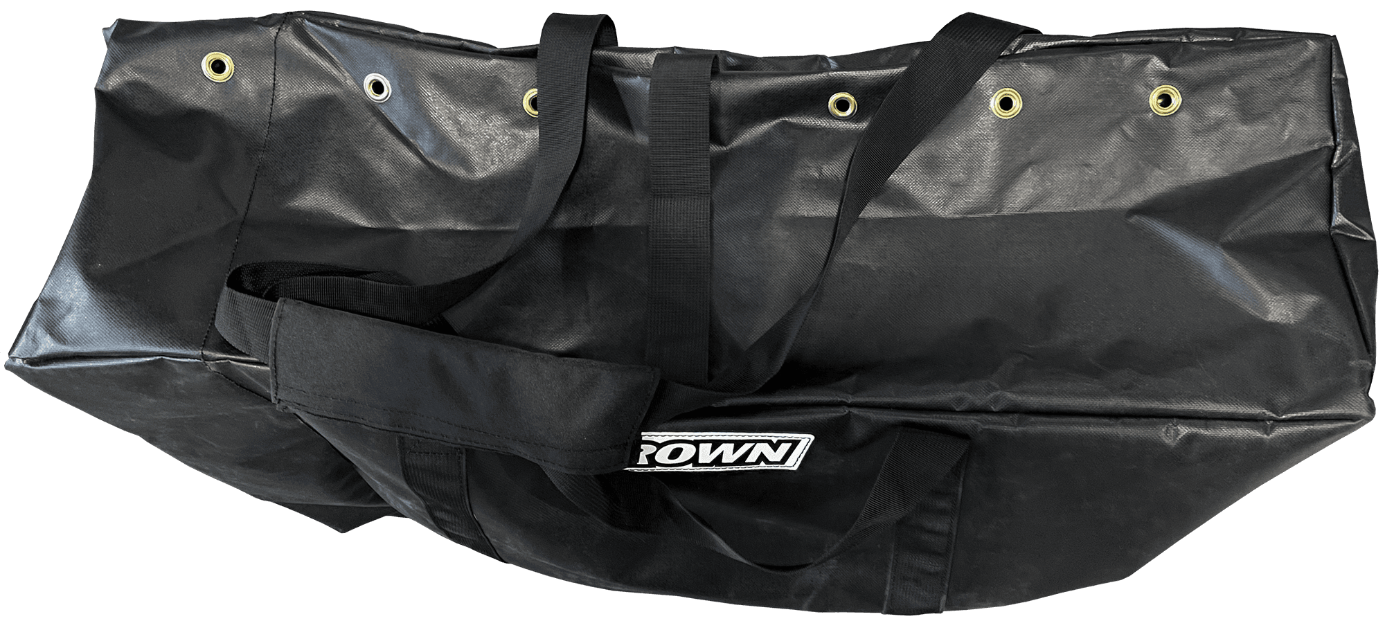 Top of the bag with straps resting