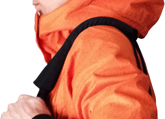 Padded shoulder strap with velcro enclosure