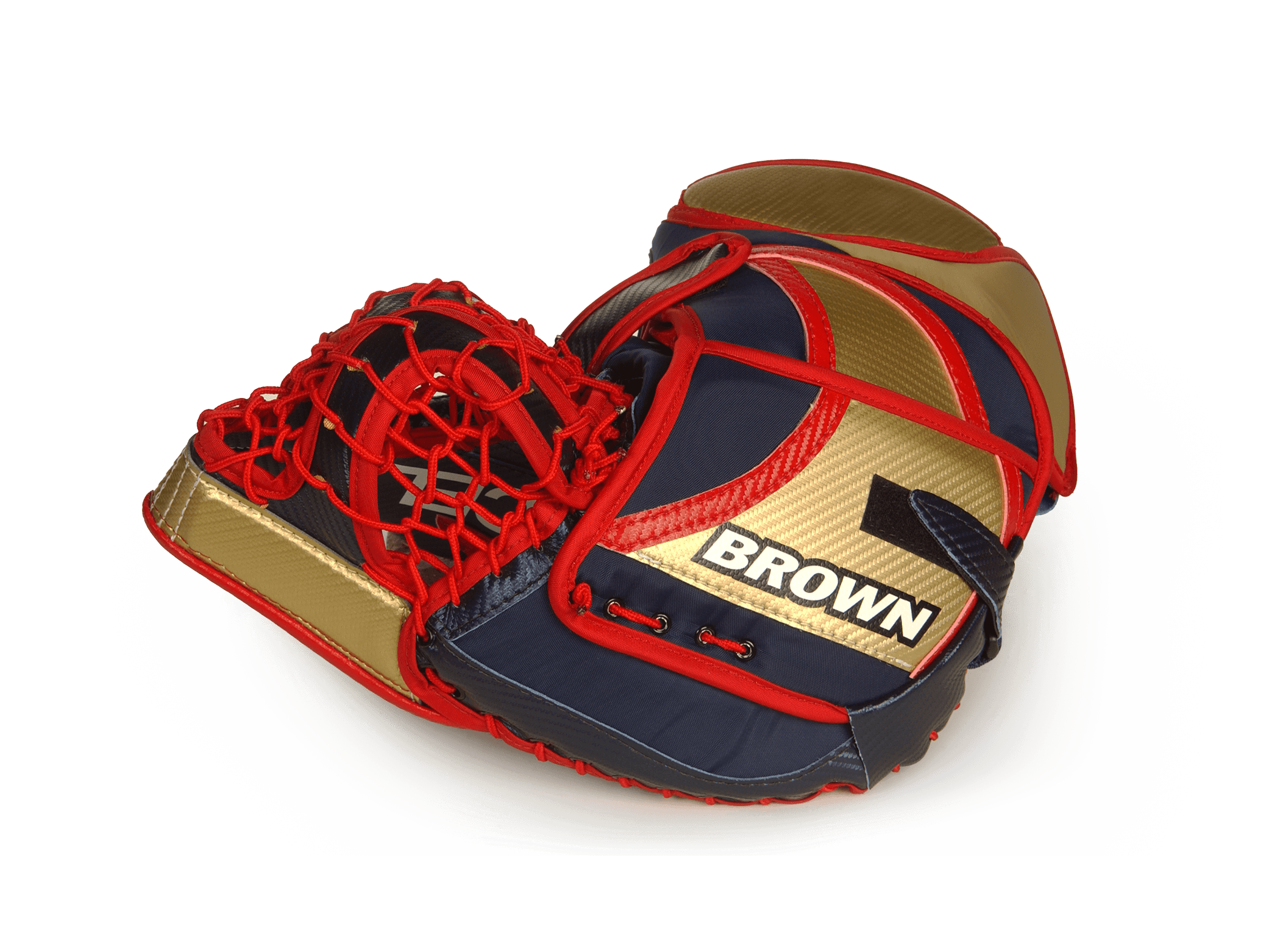 Rear finger area of senior 2100 catch glove