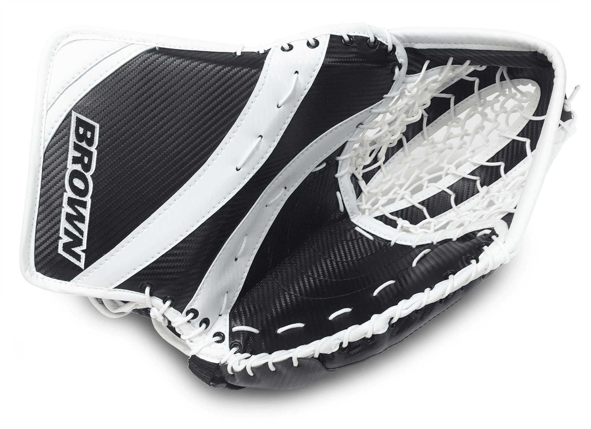 2500 catch glove in black and white