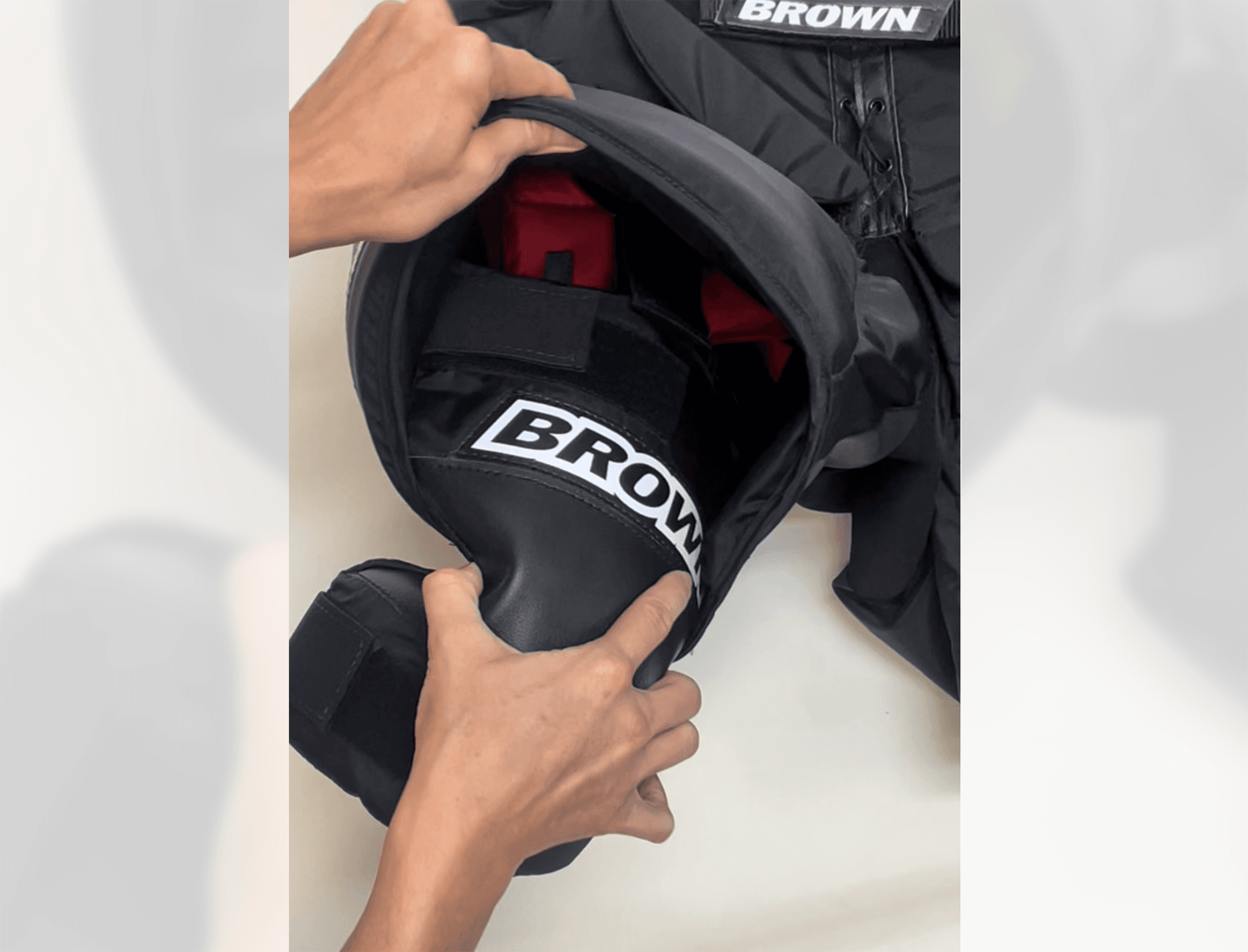 2500 knee pad attached to pant
