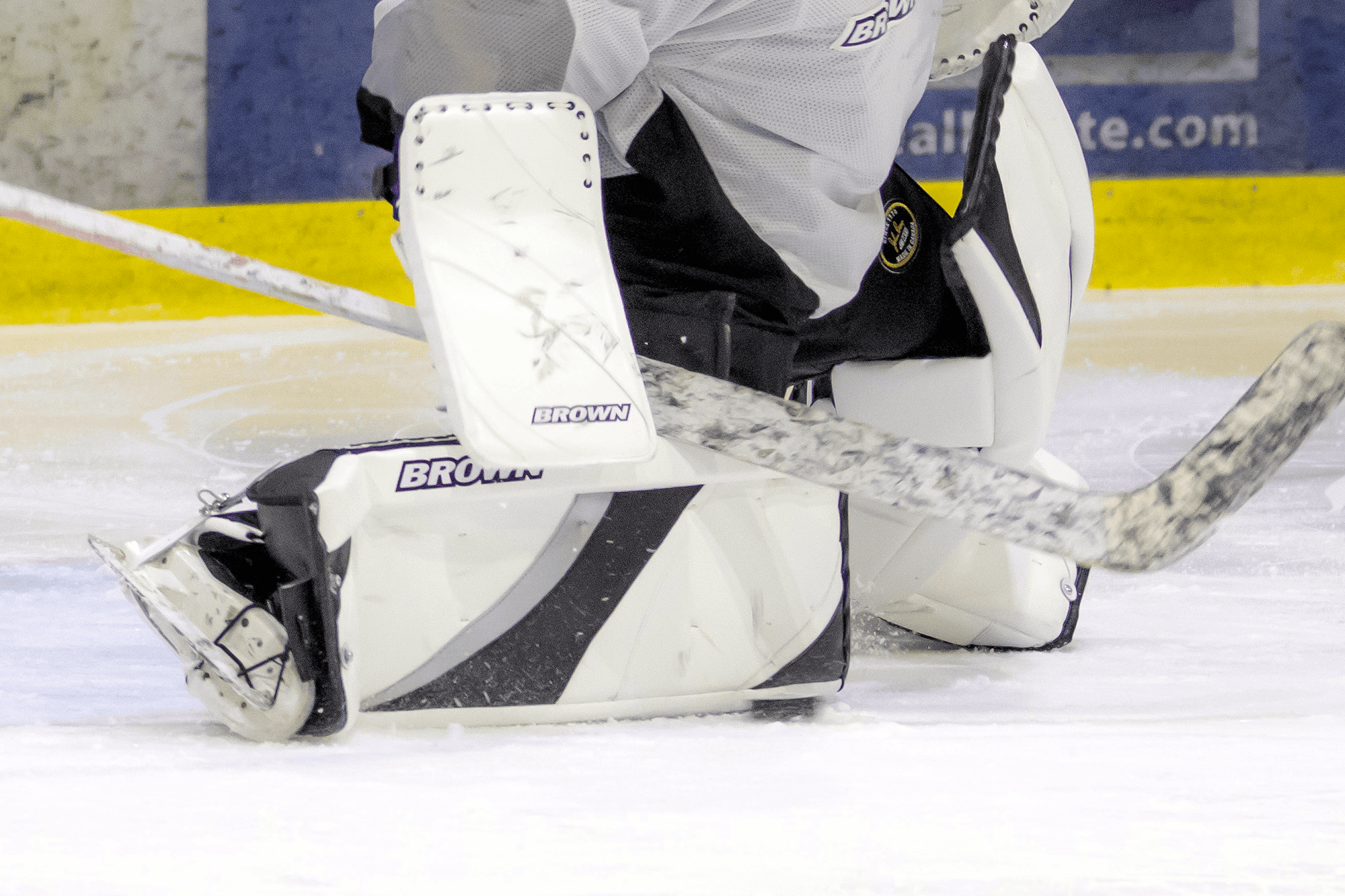 2500 Leg Pads on ice