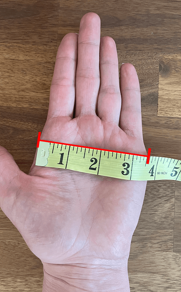 Palm Width Measurement