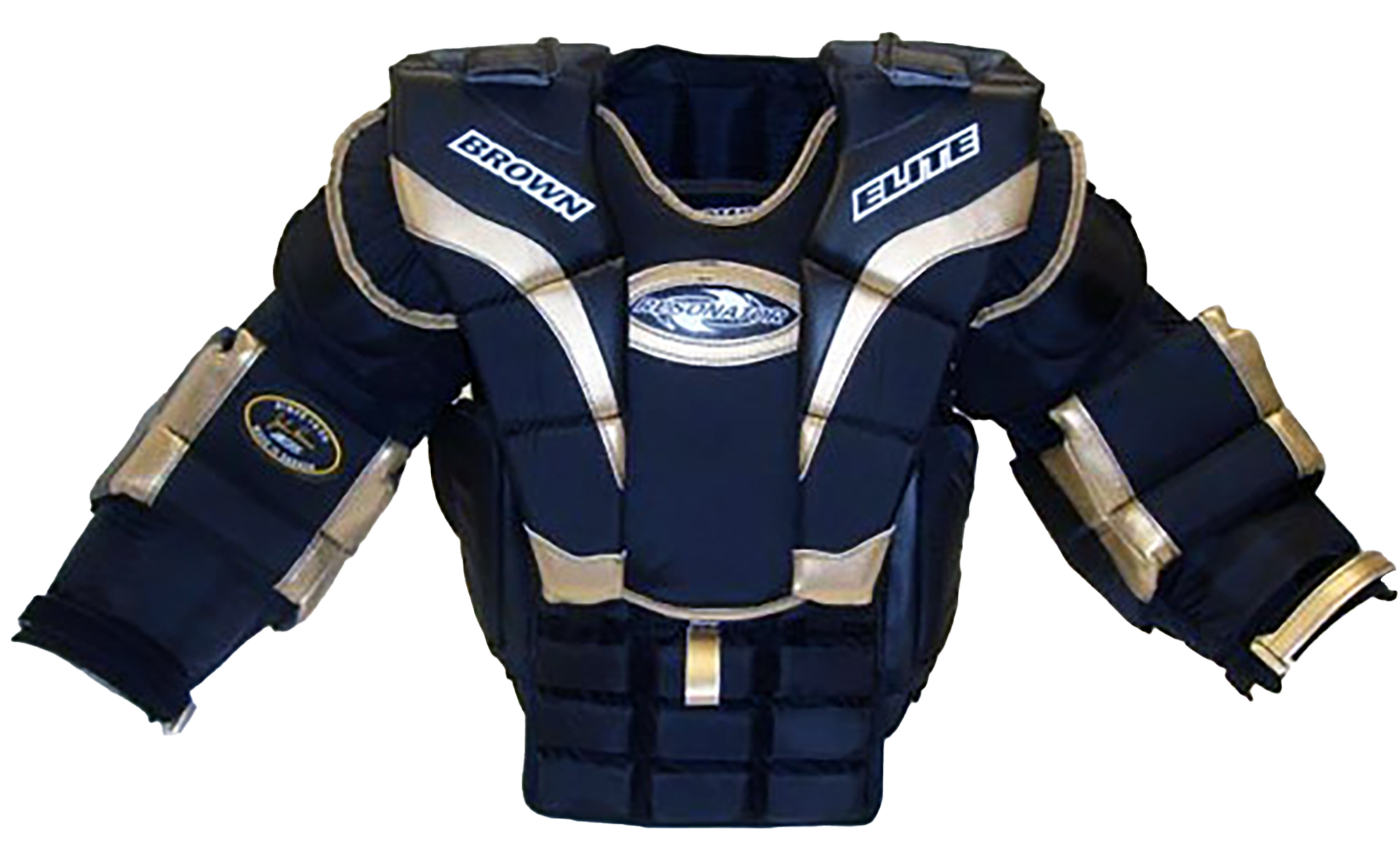 2200 black and gold chest protector