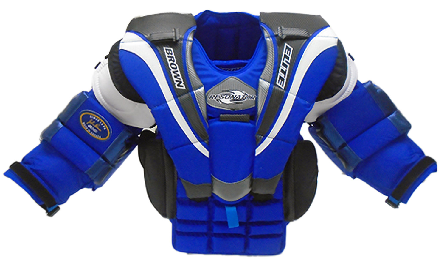 2400 blue and black chest protector