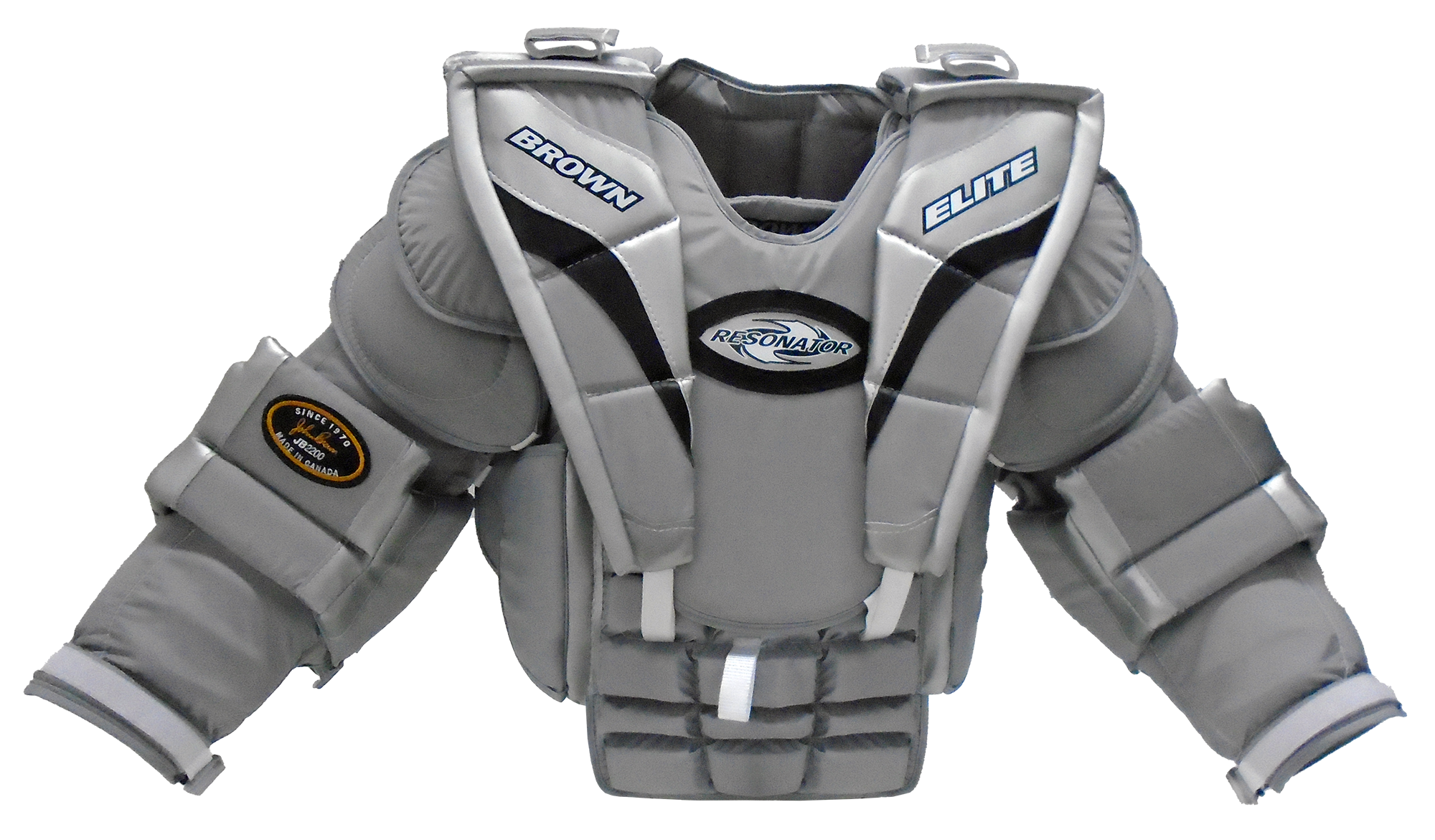 2200 gray and black chest protector