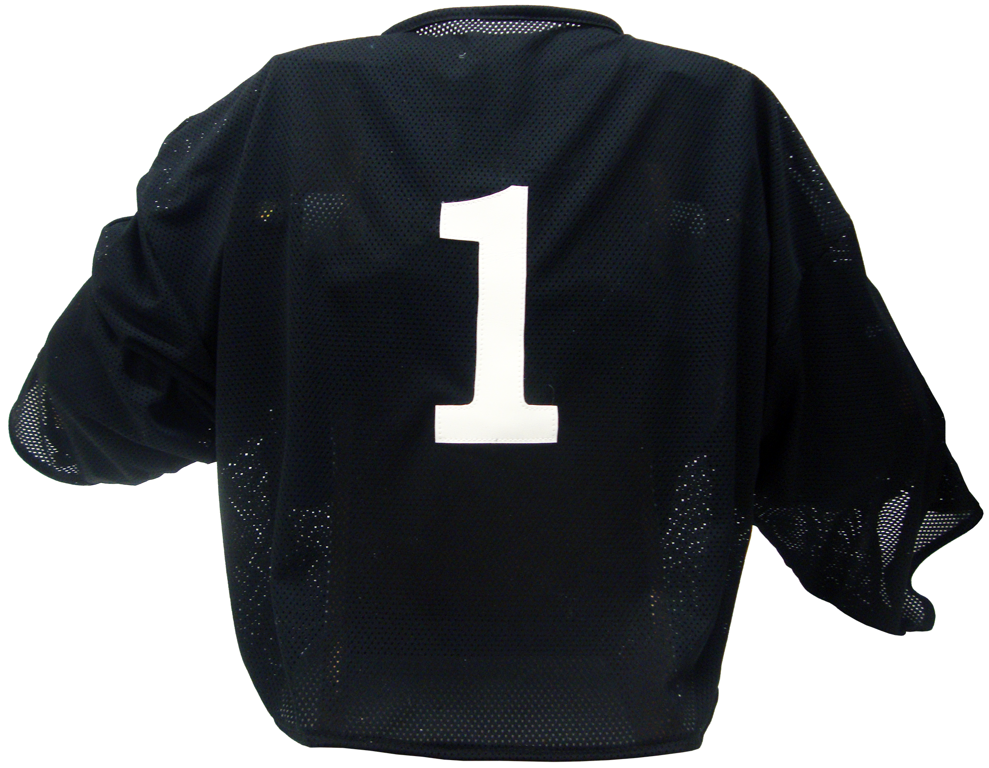 Black jersey with number one on it