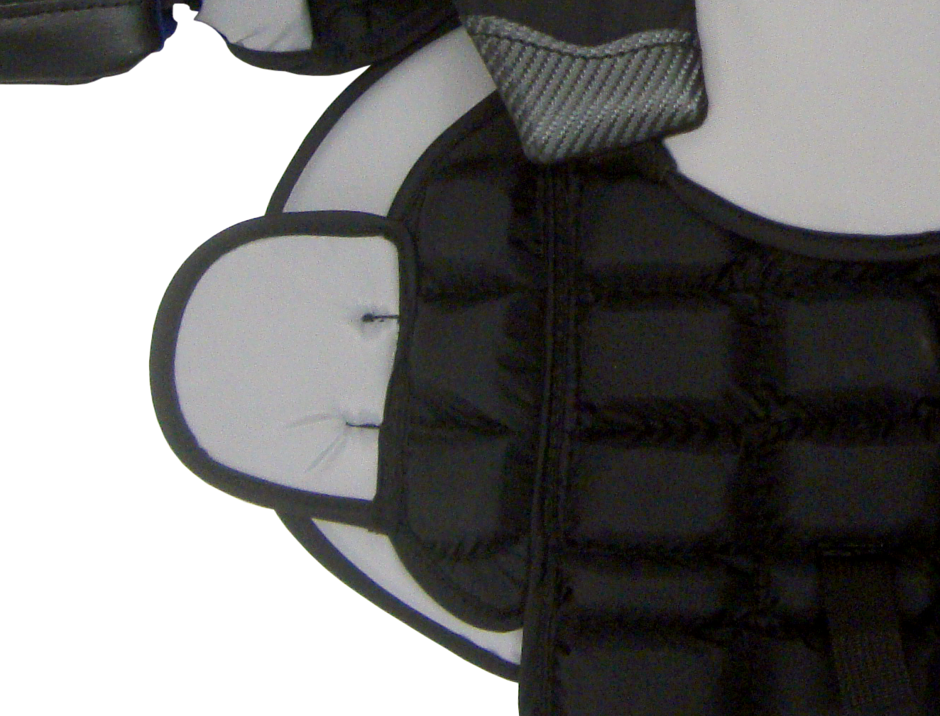 Close up rib protection from the front-side