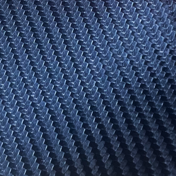 Navy Blue Weave Leather
