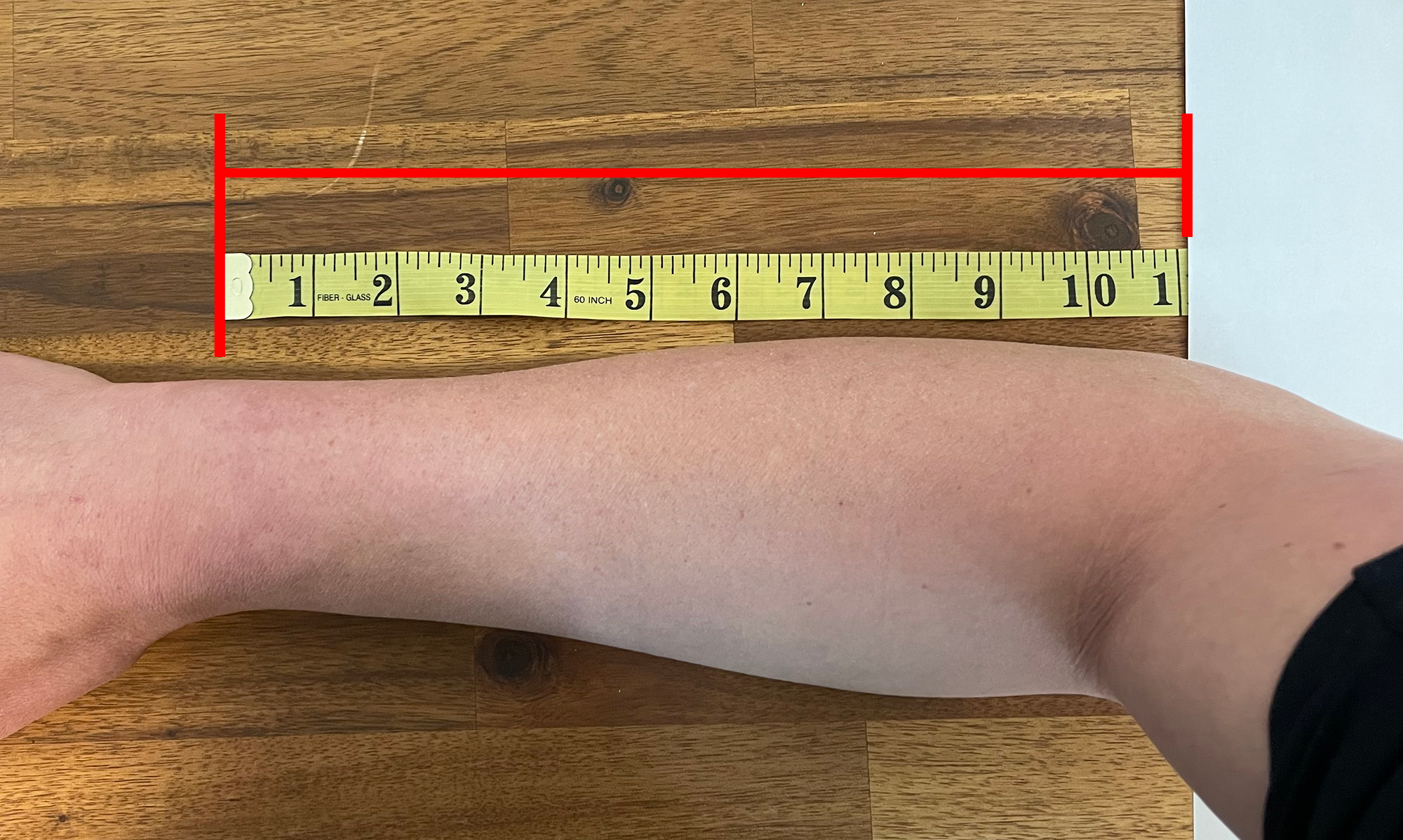 Elbow to Wrist Bone Measurement