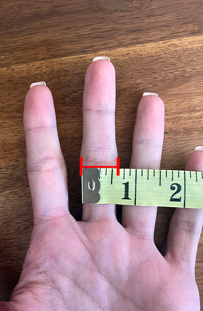 Finger Width Measurement